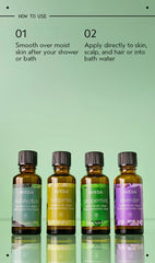 peppermint essential oil + base